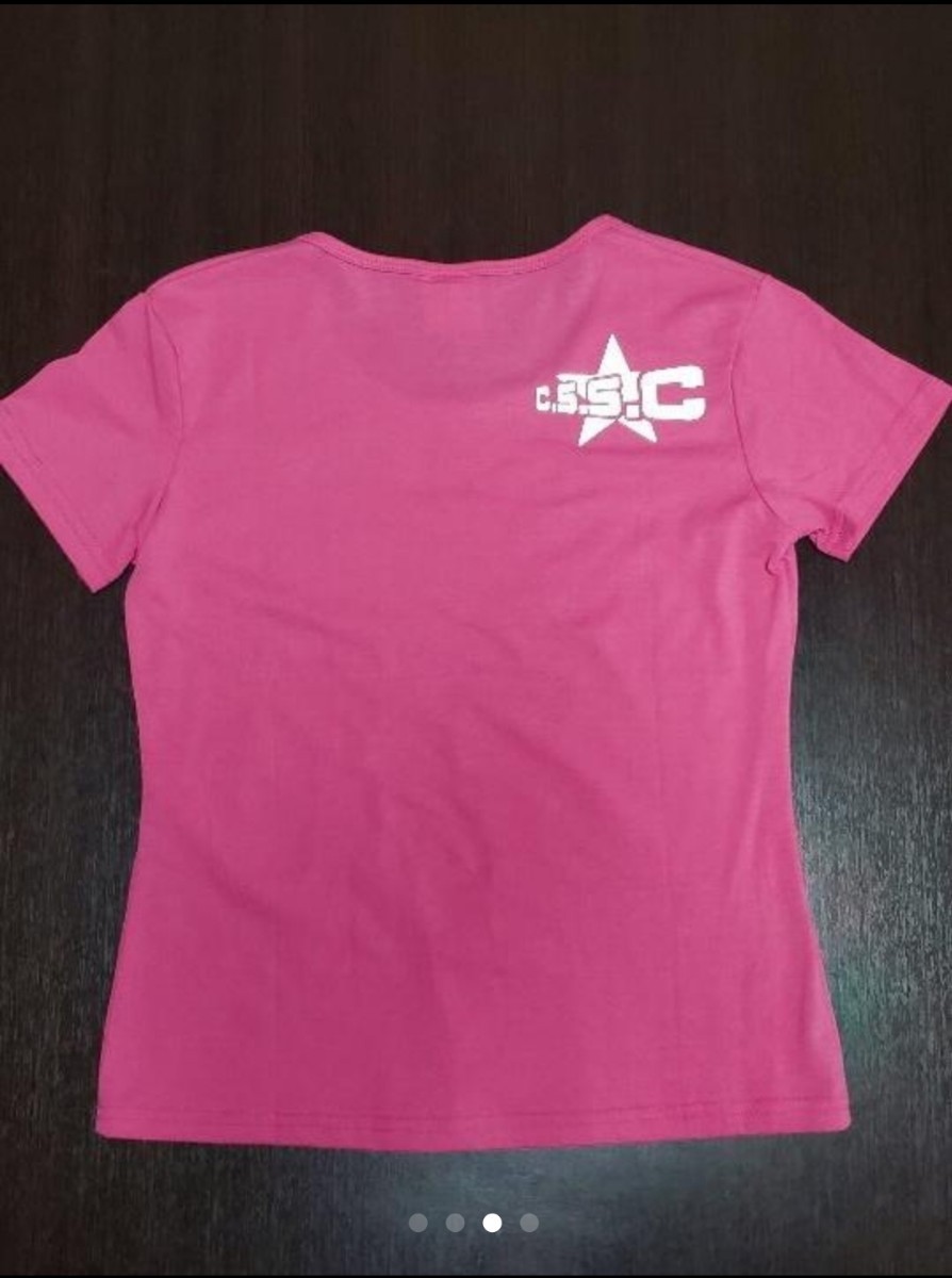 オリジナル Tシャツ　ピンク、レインボーシート (M)