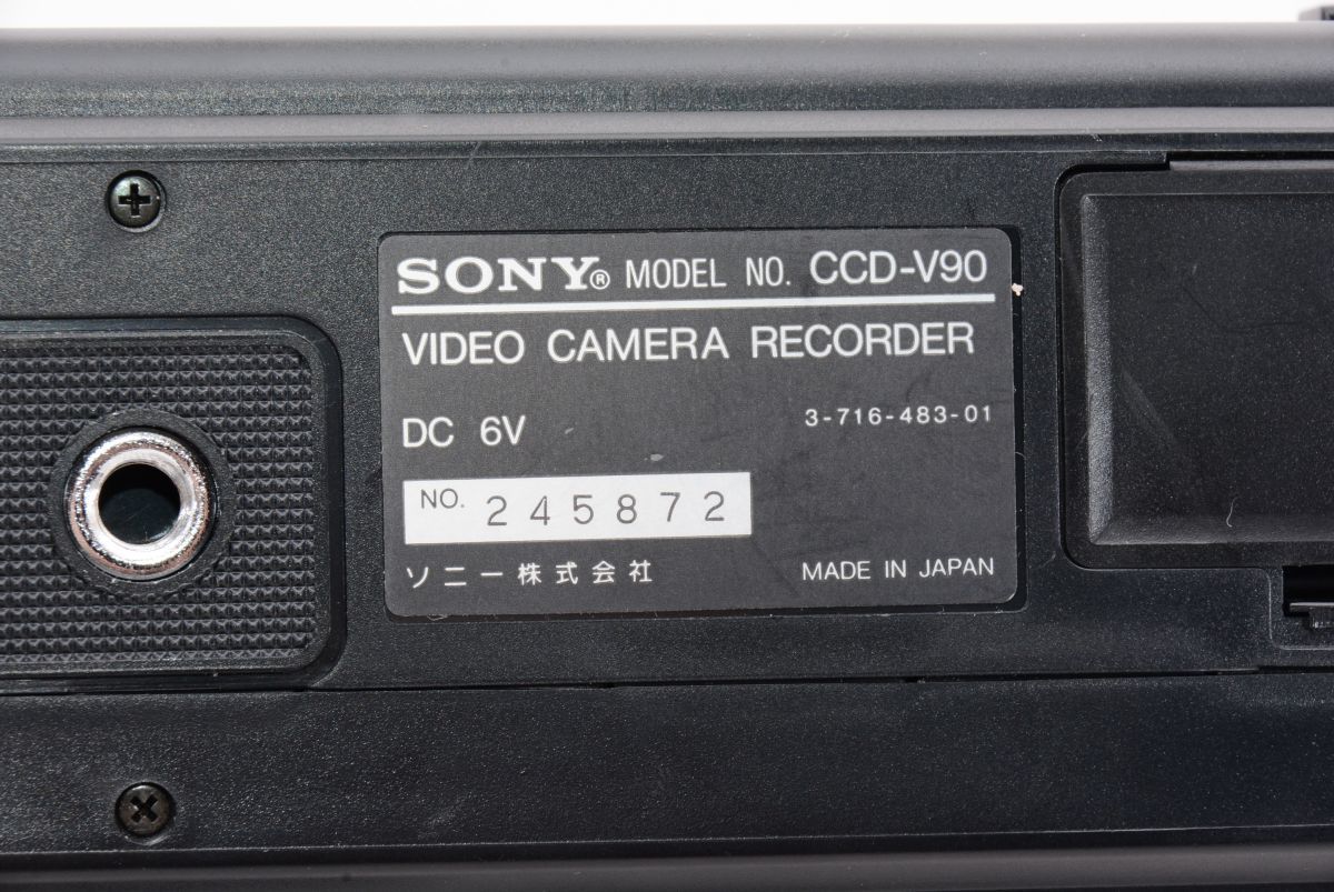 【訳あり特価】SONY ソニー ビデオカメラ CCD-V90　#m2896_画像6