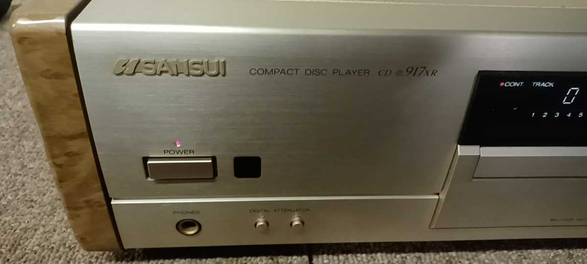 SANSUI サンスイ CDプレーヤー CD-α917XR ジャンク _画像2