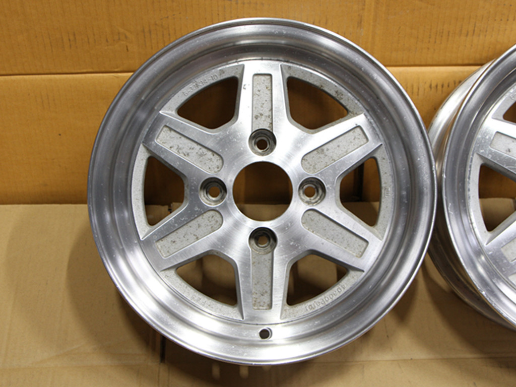 A615 希少 絶版 当時物 TOPY NISSAN 日産 フェアレディZ 純正 14X6J+10 PCD114.3 2本 品番 40300 P8101 S30 S130 240Z 260Z 280Z 280ZX_画像2