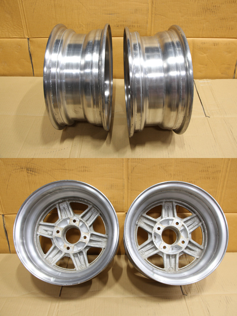 A615 希少 絶版 当時物 TOPY NISSAN 日産 フェアレディZ 純正 14X6J+10 PCD114.3 2本 品番 40300 P8101 S30 S130 240Z 260Z 280Z 280ZX_画像9