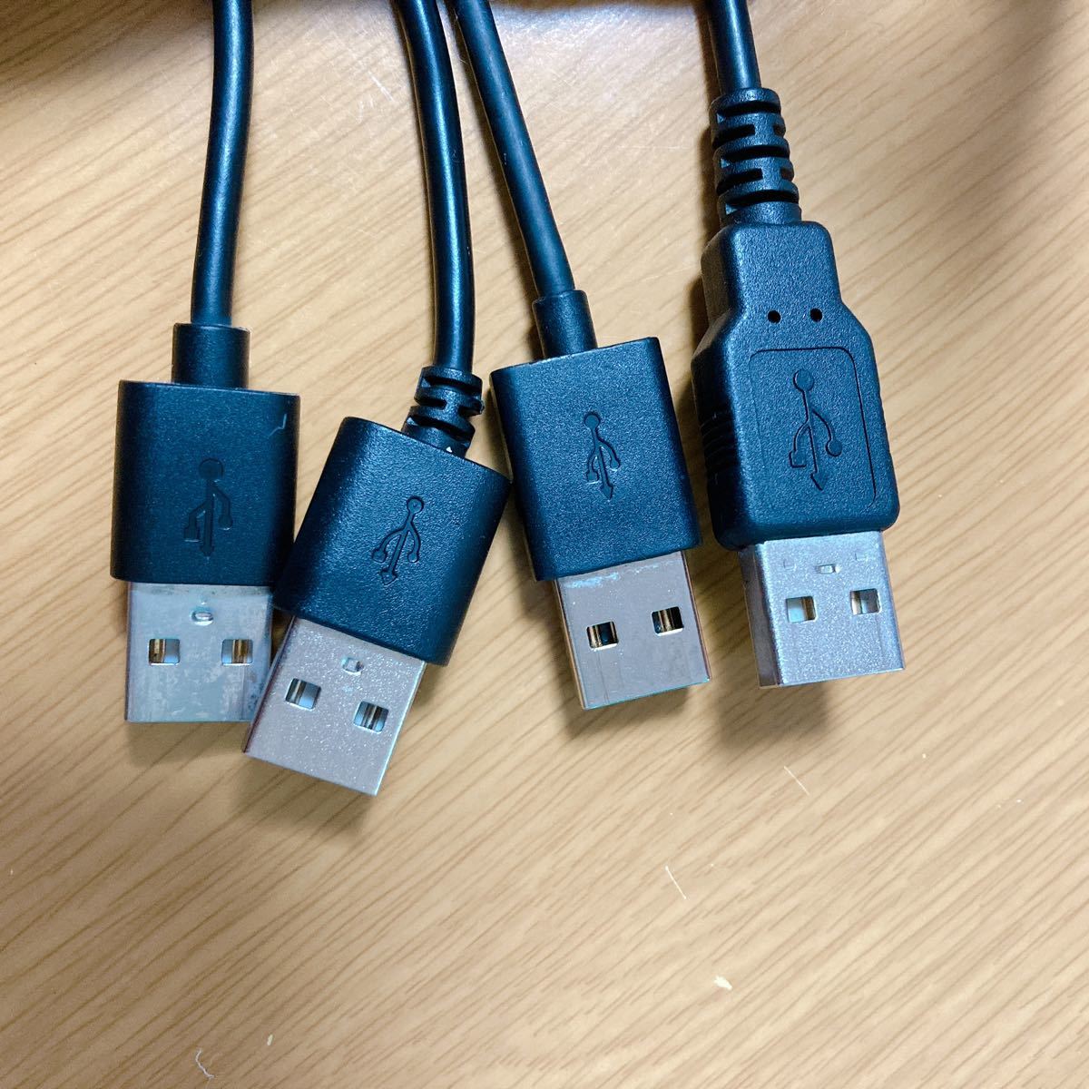 USBケーブル type B ジャンク品 4本まとめ売り