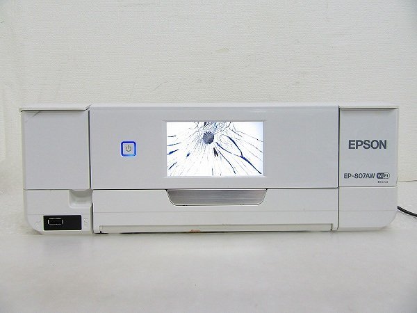 PK00500R★EPSON★A4カラープリンター★EP-807AW★ジャンク_画像2
