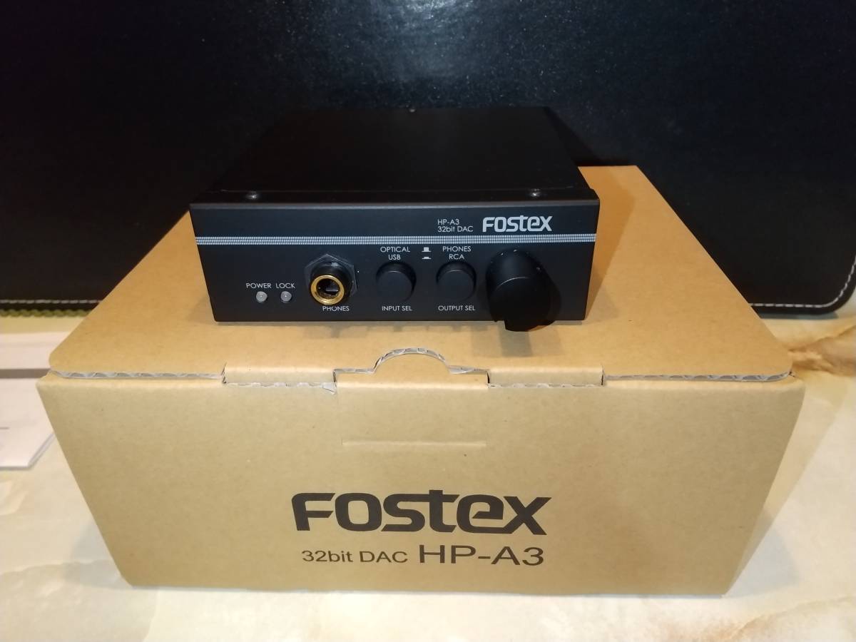 FOSTEX ヘッドホンアンプ 32bit D A変換器内蔵 ハイレゾ対応 HP-A3