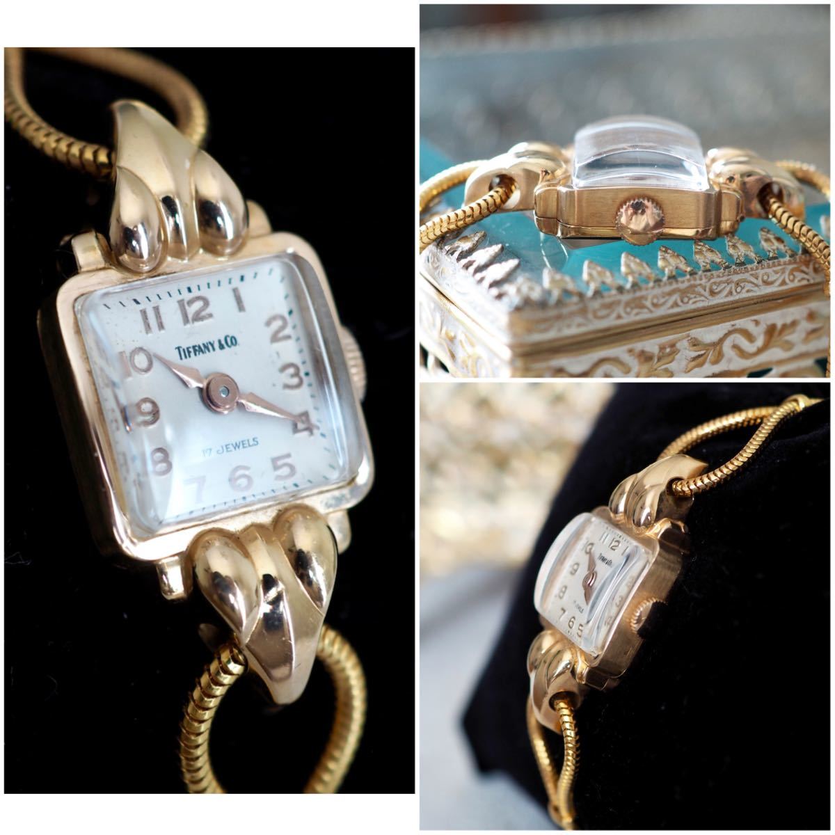 希少・美品 Tiffany &Co ティファニー K18YG 50年代 希少・美品 Tiffany &Co ティファニー K18YG 50年代