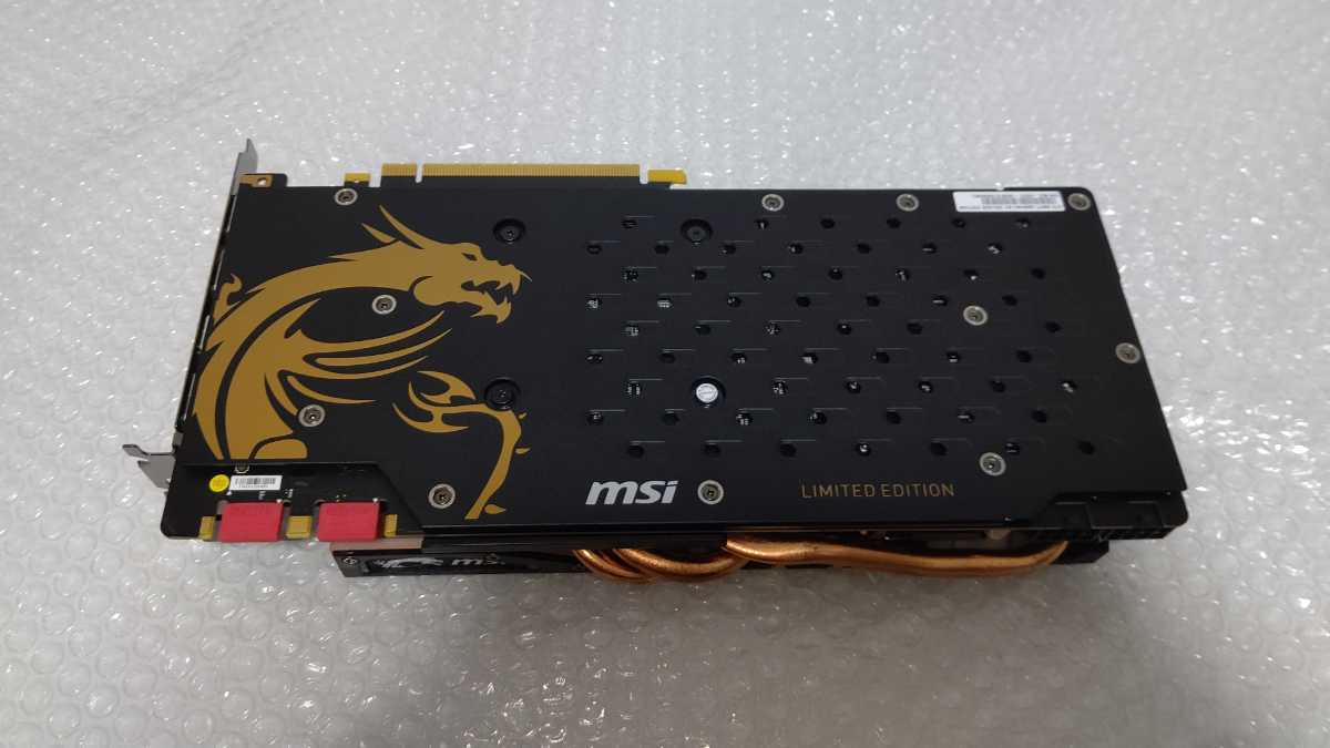 美品 MSI GTX980Ti GAMING 6G GOLDEN EDITION グラフィックボード グラボ GeForce GTX _画像5