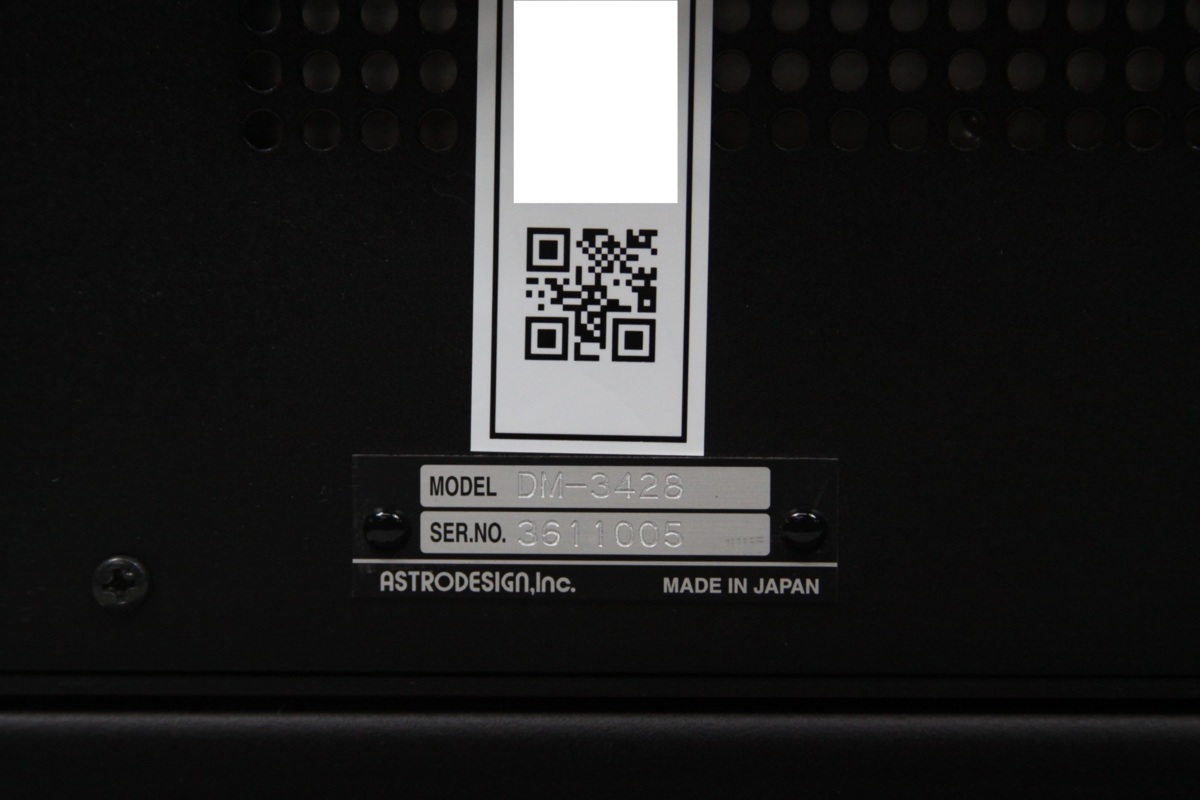 ASTRODESIGN DM-3428 4K×2K 28インチ DVI入力 QFHD LCD MONITOR アストロ モニター【ジャンク品】の画像7