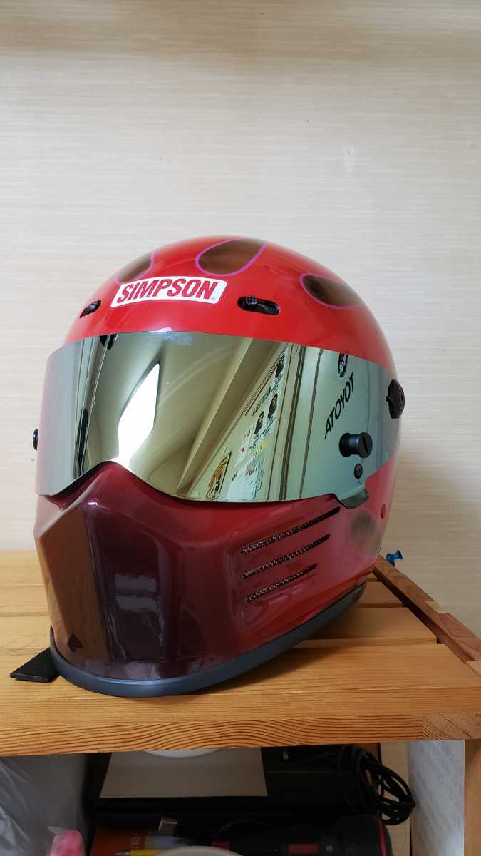 マットブラ SIMPSON ヘルメット サイズ:61cm :24623512:ウェビック2号