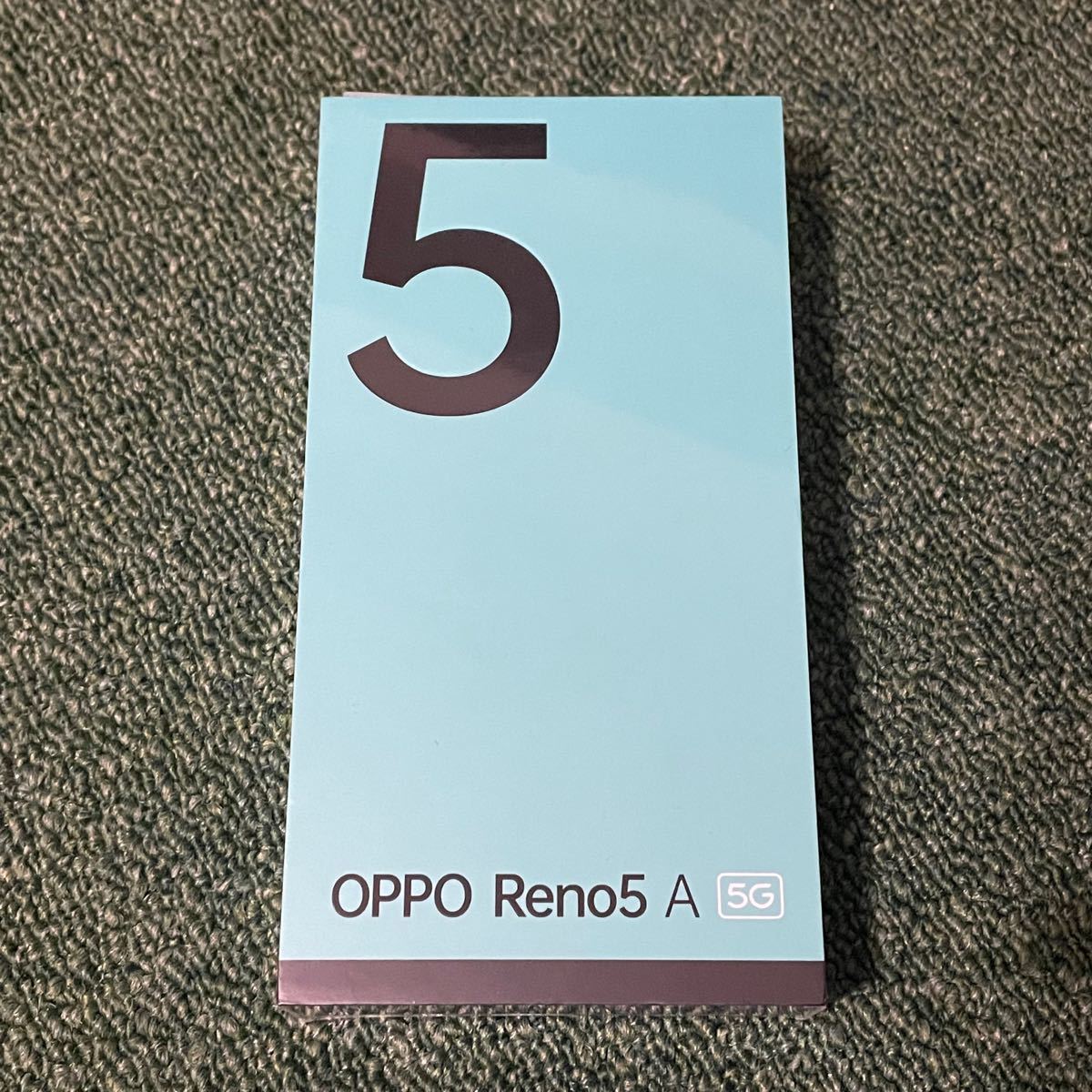 定期入れの未開封 OPPO Reno5A シルバーブラック esim版 OPPO 携帯電話