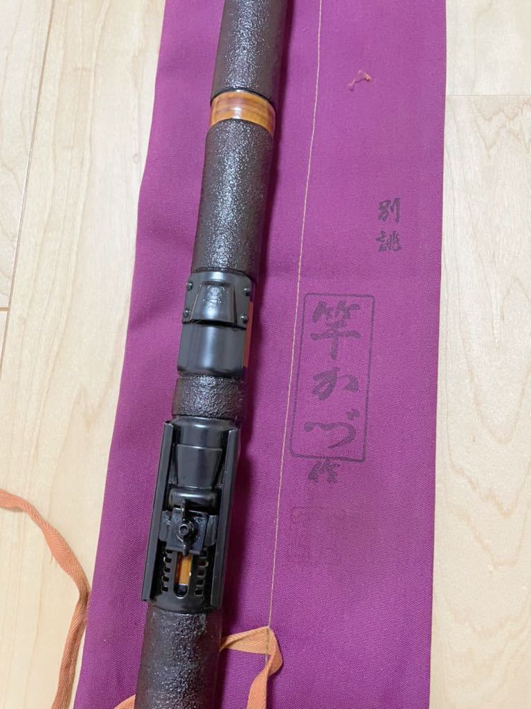 超希少!レア! 【竿かづ】石鯛和竿 3本追継ぎ イシダイ竹竿 別誂 超希少!レア! 【竿かづ】石鯛和竿 3本追継ぎ イシダイ竹竿 別誂