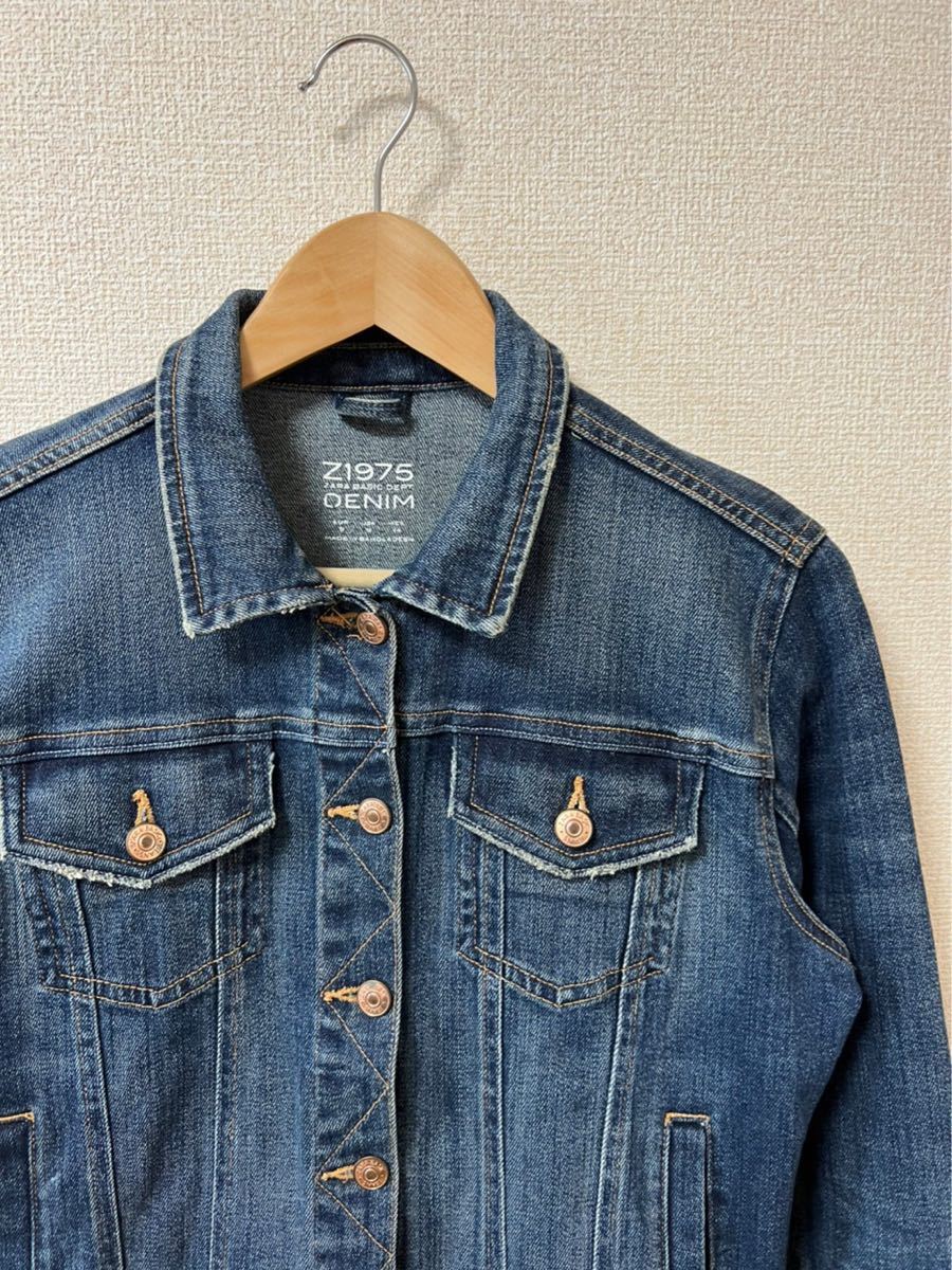 ZARAザラデニムジャケット Gジャン サイズs ダメージ ショート丈 ZARAザラデニムジャケット Gジャン サイズs ダメージ ショート丈