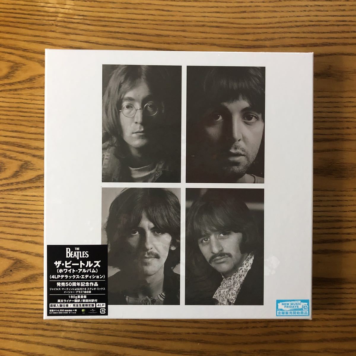 【LP】THE BEATLES ビートルズ/ホワイト・アルバム 4LPデラックス・エディション[限定生産品:国内盤完売:未使用品] ★ABBEY ROAD GET BACK