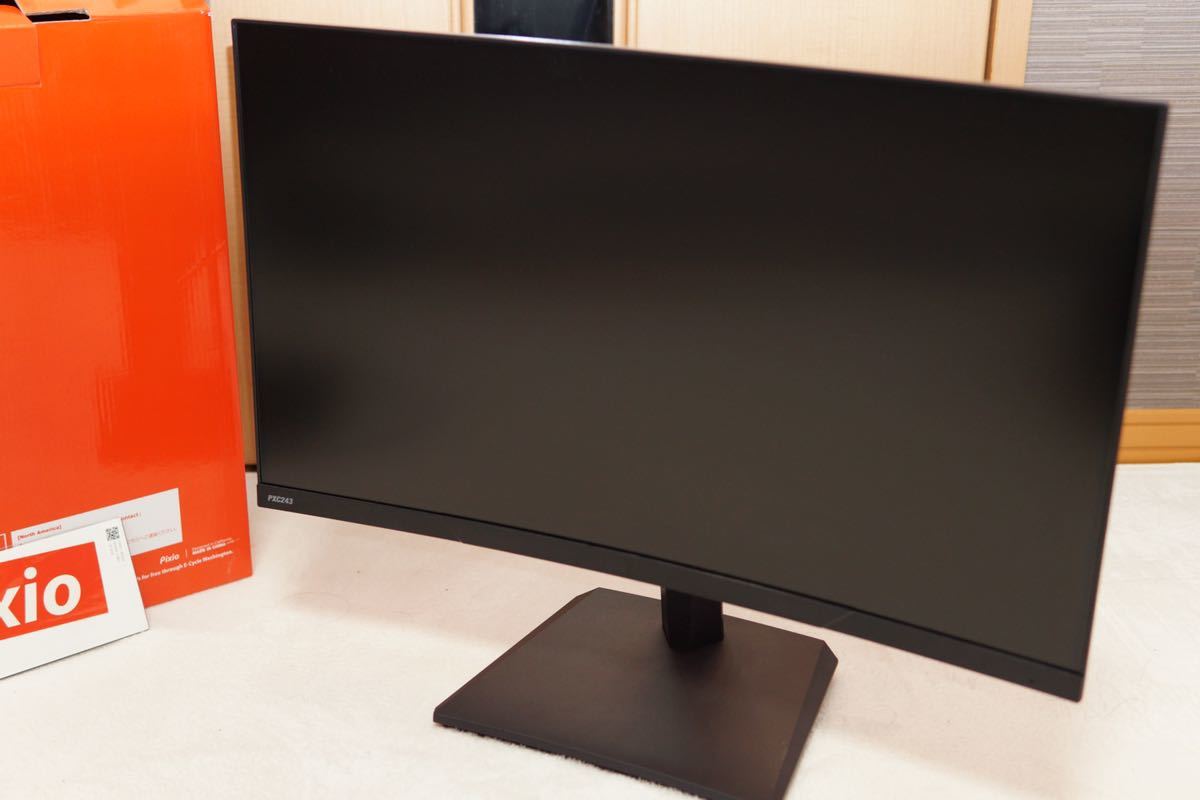 Pixio PXC243 24インチ 湾曲ゲーミングモニター 144hz FHD VA | www