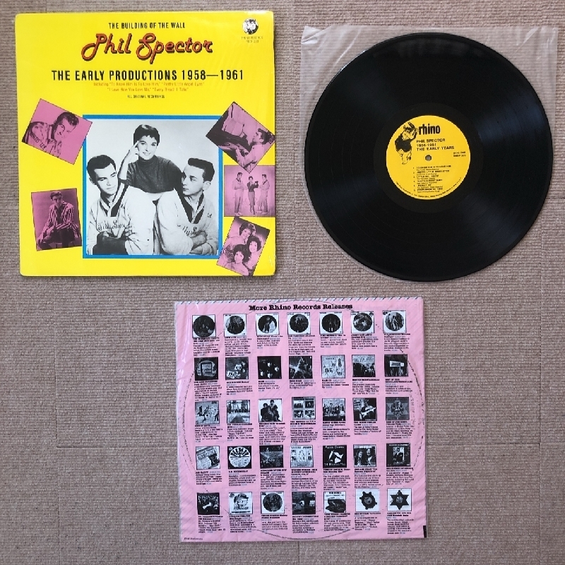 傷なし美盤 レア盤 フィル・スペクター Phil Spector 1984年 LPレコード The Early Productions 1958-1961 米国盤 Gene Pitney_画像5