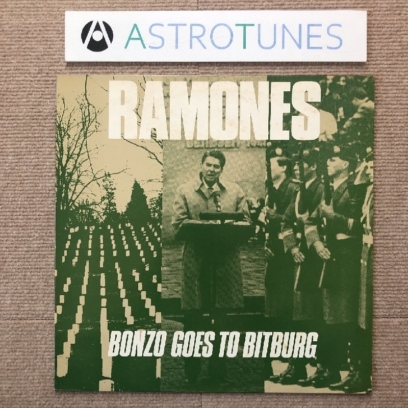 良盤 激レア ラモーンズ Ramones 1985年 LPレコード Bonzo Goes To Bitburg 英国盤 Punk / New wave_画像1