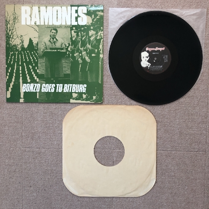 良盤 激レア ラモーンズ Ramones 1985年 LPレコード Bonzo Goes To Bitburg 英国盤 Punk / New wave_画像5