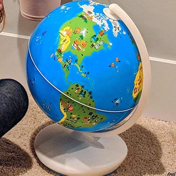 直営店に限定 動物 地理 文化 体験型地球儀 立体表示 「AR地球儀