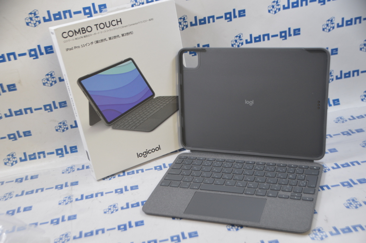 美品 logicool COMBO TOUCH iK1176 脱着式キーボード ケース iPadPro