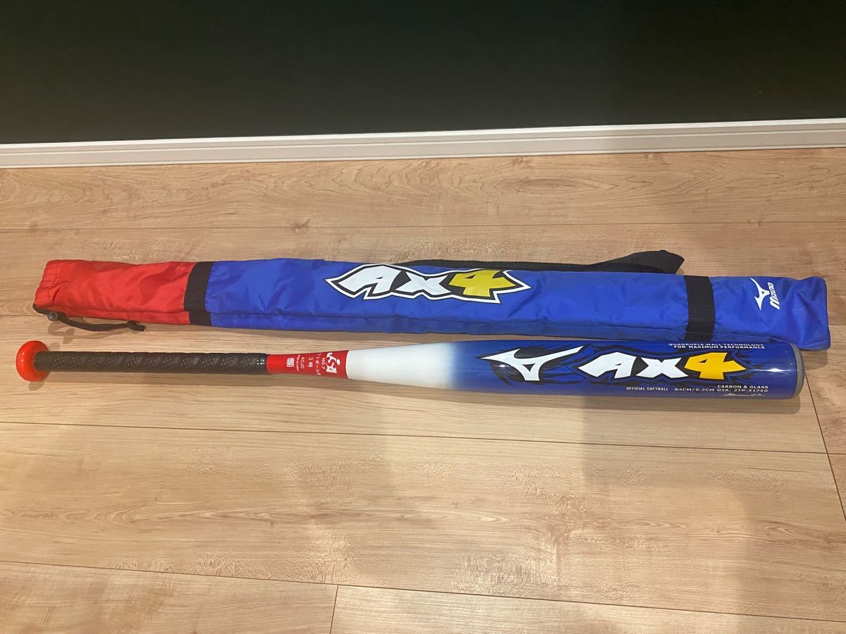 美品 ソフトボールバット MIZUNO AX4 北京モデル84cm 740g 美品 ソフトボールバット MIZUNO AX4 北京モデル84cm 740g