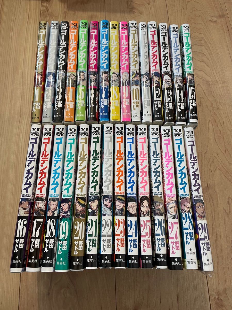 ゴールデンカムイ 全巻 全巻初版 帯付き コミック、アニメ コミック