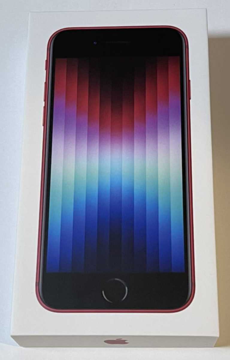 iphone SE 第三世代 第3世代 128GB レッド SIMフリー 送料無料【未使用