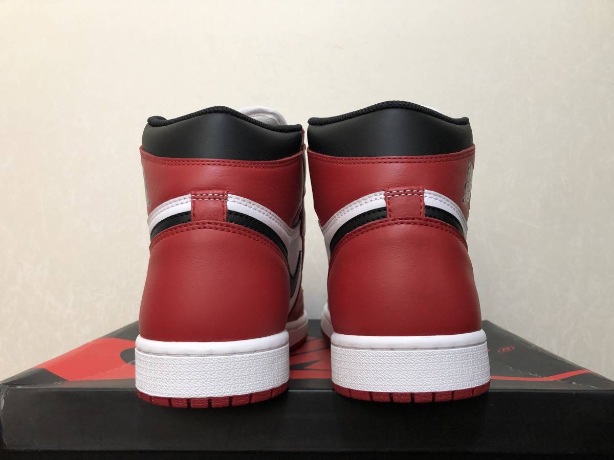 送料無料 Nike air Jordan 1 Retro High OG 28cm chicago white red black ナイキ ジョーダン1 レトロ ハイ シカゴ 555088-101_画像4