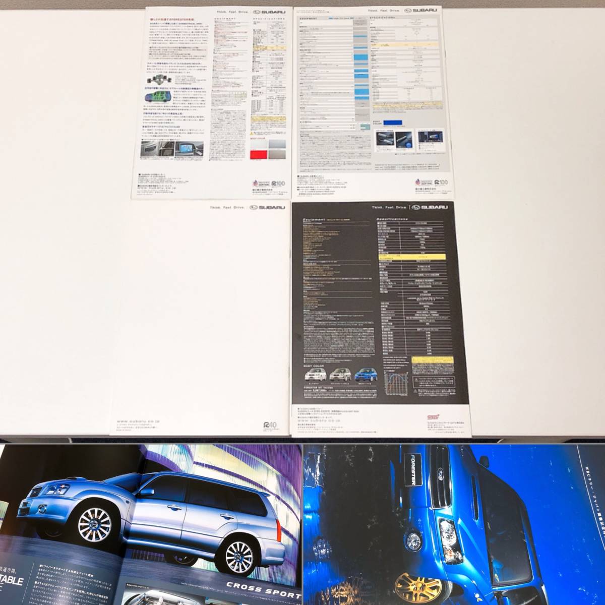 SUBARU スバル カタログ まとめて 9冊セット レガシー/インプレッサ/フォレスター/アウトバック/トラヴィック 1992年/2004年 富士重工業_画像7