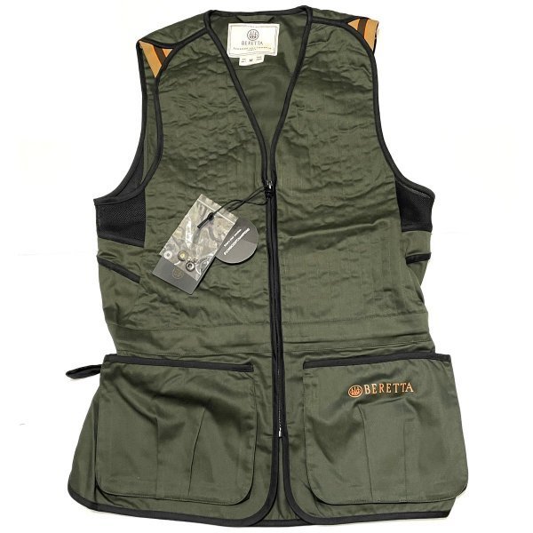 Beretta ベレッタ 射撃ベスト クレー射撃 グリーン M(日本L) | www