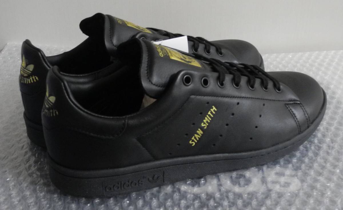 新品 スタンスミス リコン 2020年製 JP27.5cm 元箱無し 品番FZ5467 本革 生産終了 リーコン adidas stansmith recon 黒 ブラック_画像7