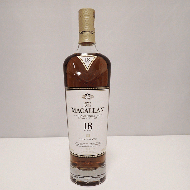 【未開栓】The MACALLAN ザ・マッカラン 18年 2018 シェリーオーク ウイスキー 700ml 43% 箱あり 送料無料！！_画像2