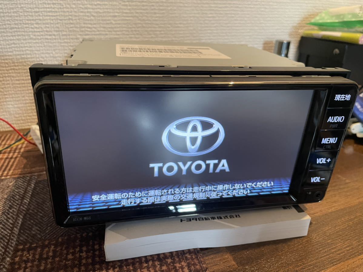 トヨタ純正ナビ☆SDナビゲーション NSCN-W68 08605-00B60 7.0ワイド
