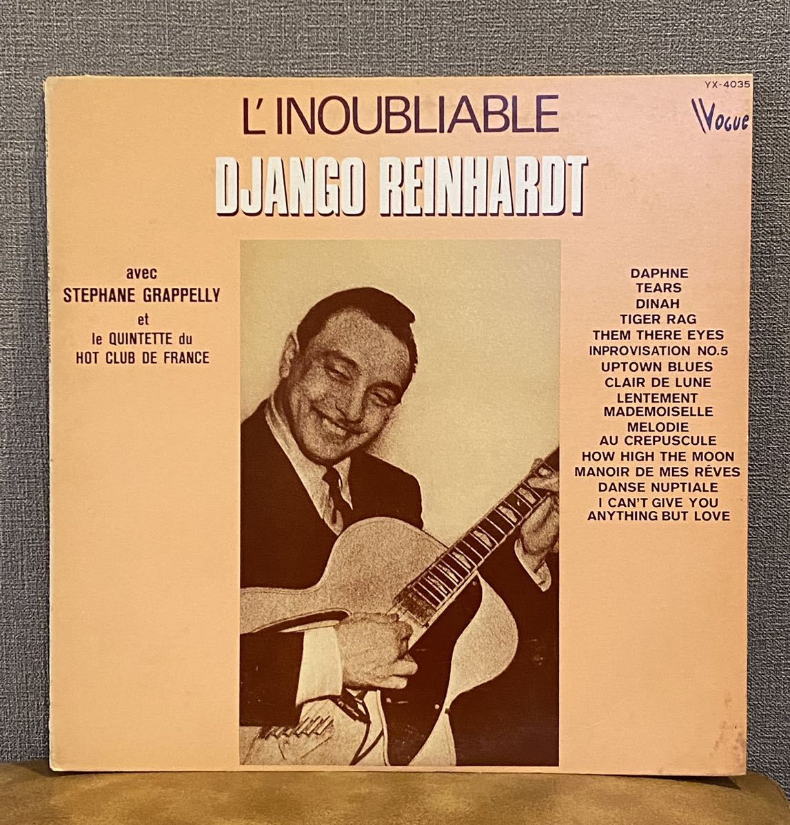 ジャンゴ・ラインハルト 国内 非売品 LP DJANGO REINHARDT_画像1