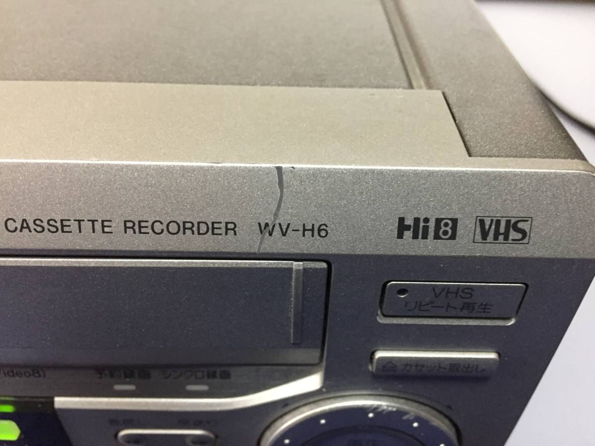 SONY　ビデオカセットレコーダー　WV-H6　ジャンクRT-1269_傷がございます