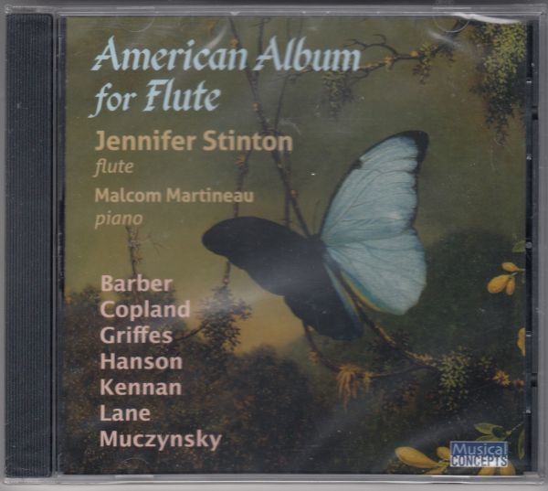 [CD/Musical Concepts]R.ムチンスキー:フルートとピアノのためのソナタOp.14他/J.スティントン(fl)&M.マルティヌー(p)_画像1