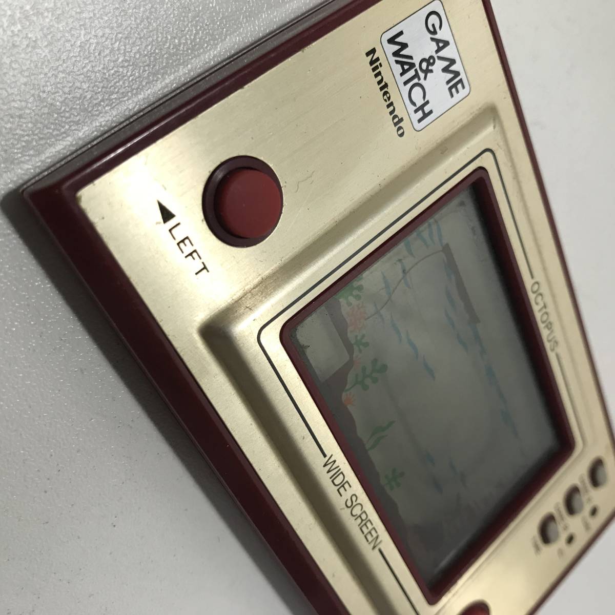 【ジャンク】ゲーム&ウオッチ オクトパス OCTOPUS OC-22 ワイドスクリーン GAME & WATCH 任天堂 NINTENDO　ゲームウォッチ_画像5