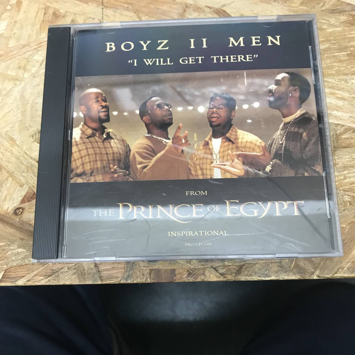 ● HIPHOP,R&B BOYZ II MEN - I WILL GET THERE シングル,RARE,名曲!!! CD 中古品_画像1