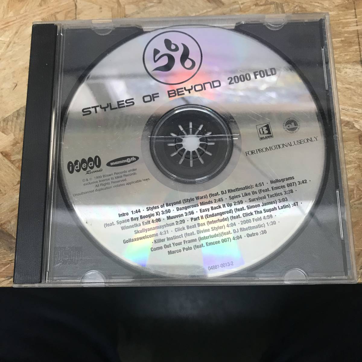 シ● HIPHOP,R&B STYLES OF BEYOND 2000 FOLD アルバム,RARE CD 中古品_画像1