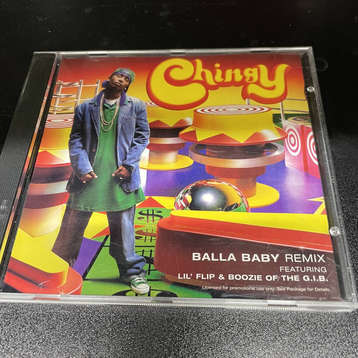 ● HIPHOP,R&B CHINGY - BALLA BABY REMIX シングル, 3 SONGS, INST, 2004, PROMO CD 中古品_画像1