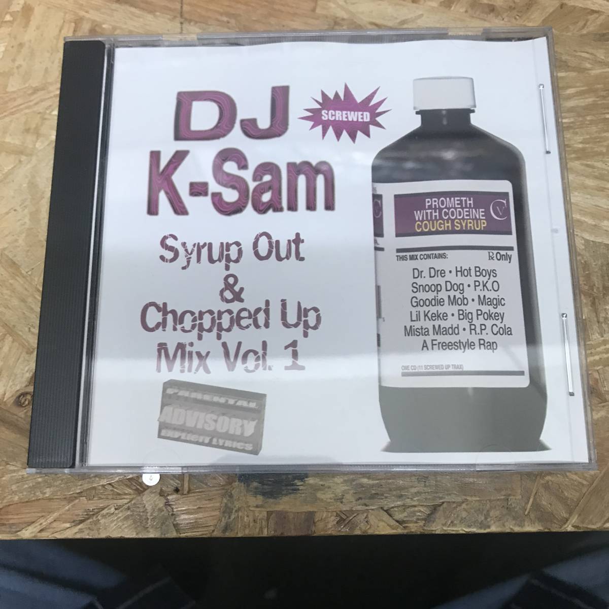 ● HIPHOP,R&B DJ KSAM - SYRUP OUT & CHOPPED UP VOL.1 アルバム,INDIE CD 中古品_画像1