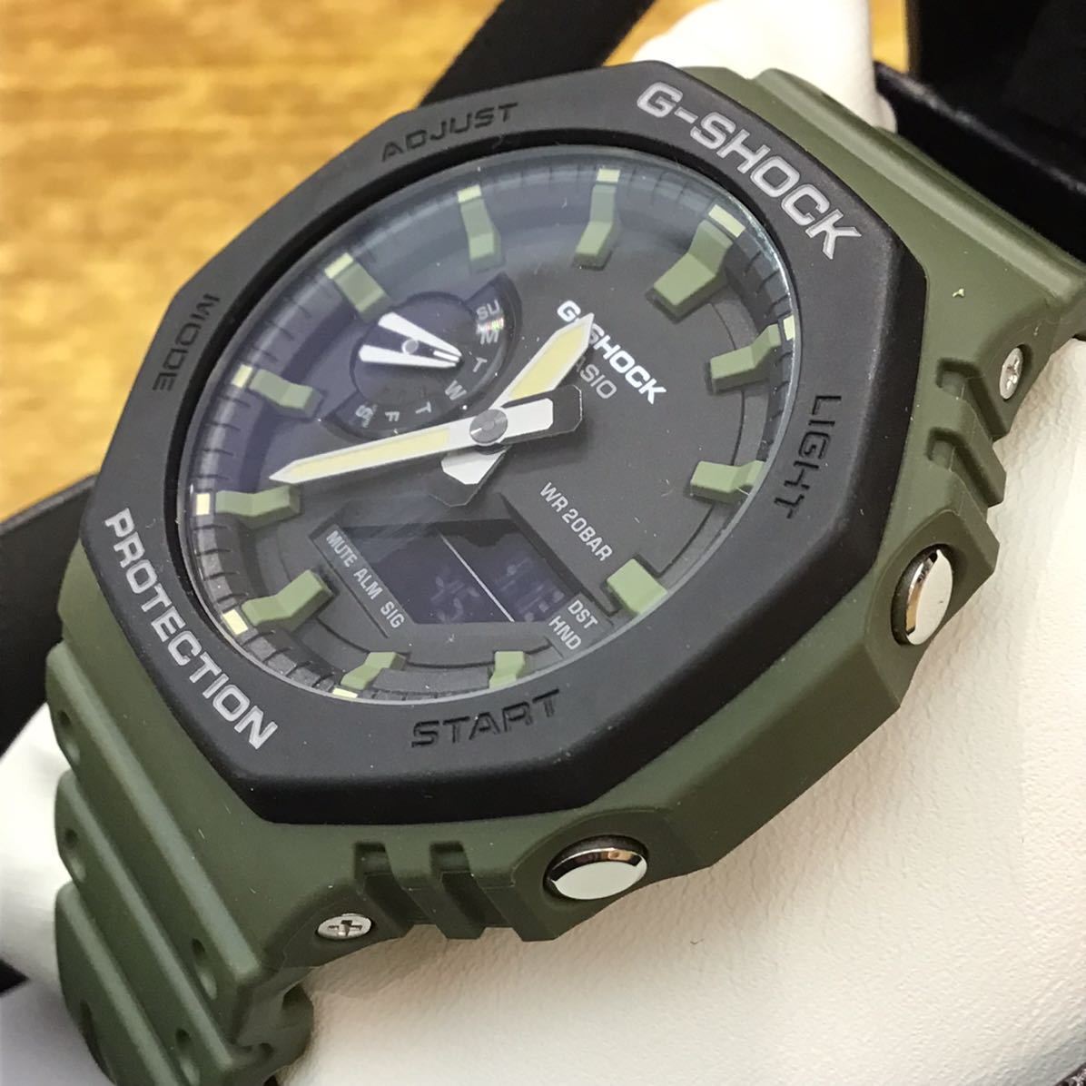 CASIO G-SHOCK】極美品☆カシオ Gショック 5611 ブラック×カーキ モス