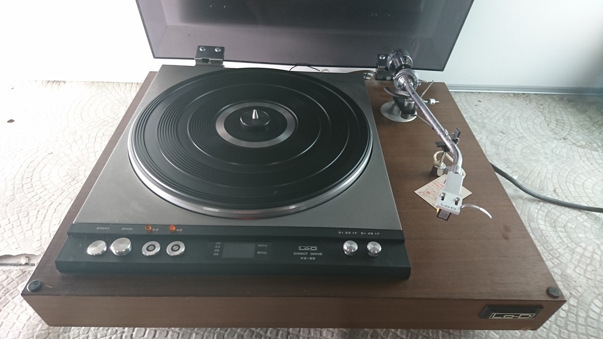 A4-088 ☆日立 HITACHI レコードプレーヤー Lo-D PS-55 ターンテーブル