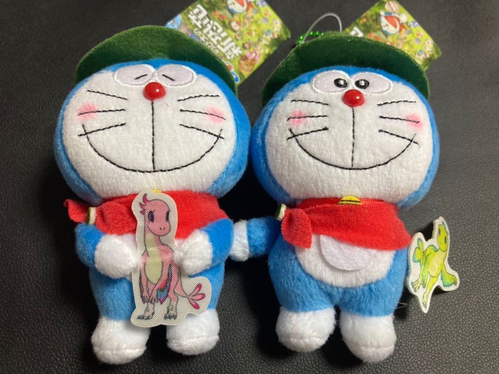 Новый фильм Doraemon Nobita's New Dinosaur Goods Plush Plush Mascot 2 Piece Set