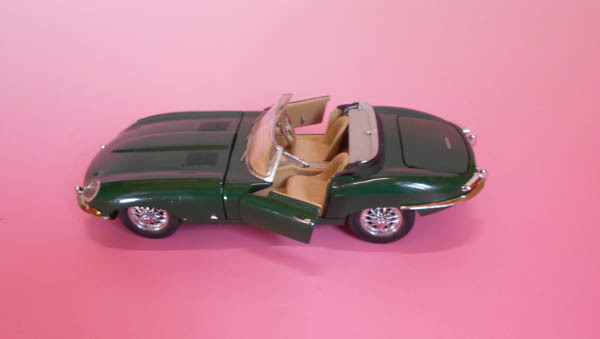  Franklin Mint Jaguar E модель Roadster открытый 1/24 1961 год с откидным верхом 