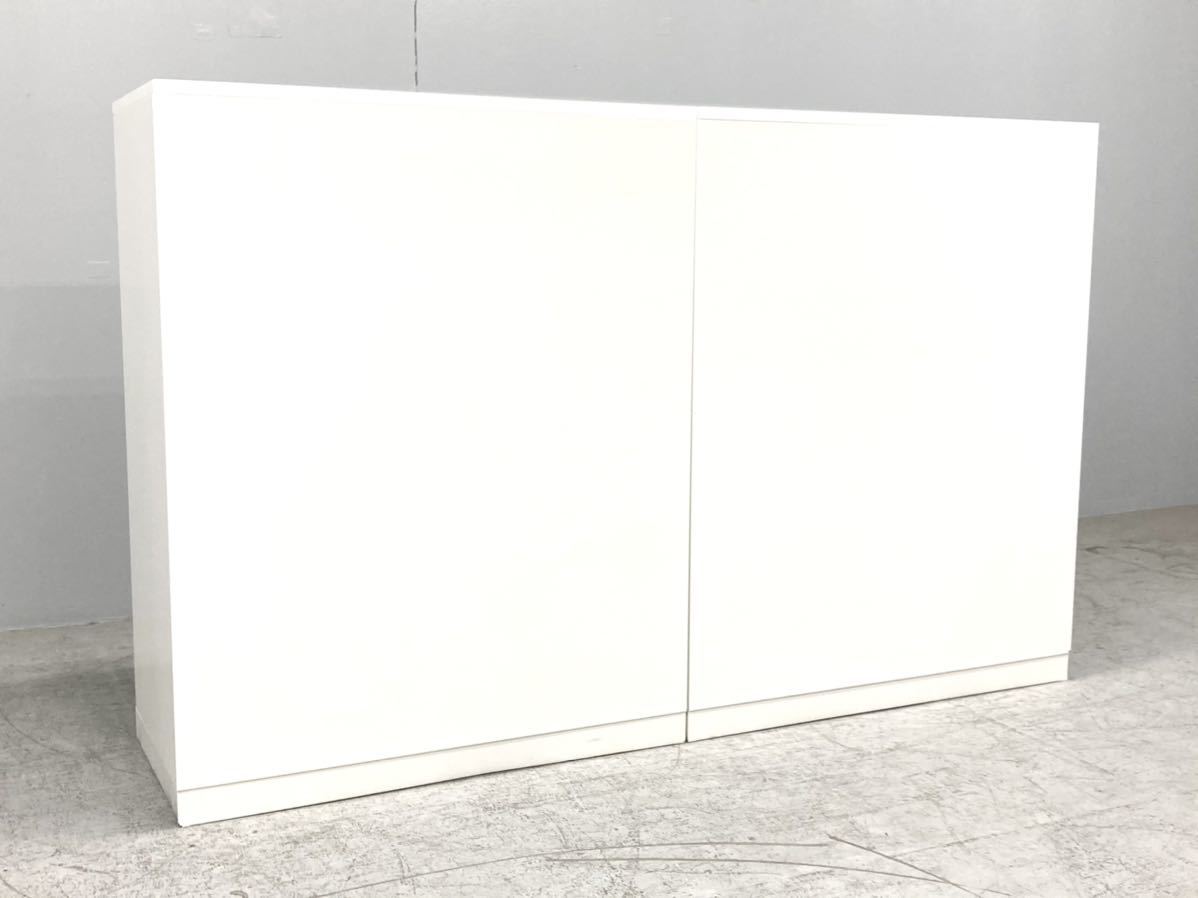 A コクヨ　エディア　23.2万　両開き書庫　2台セット　ダイヤル錠タイプ　シンプル　保管庫　書類収納棚　整理棚　ホワイト　白　事務所_画像10