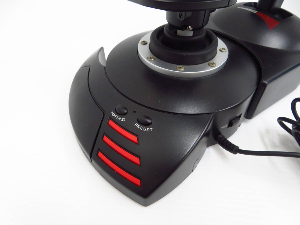 ga18) ジャンク PS3 PS Thrustmaster スラストマスター ジョイスティック フライトスティック コックピット SLPH-00024 2点セット_画像4