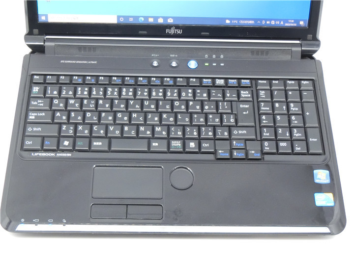 カメラ内蔵/中古/15.6型/ノートPC/Windows10/爆速新品SSD256/4G/i3-M370/FMV AH550/BN Office搭載/HDMI/無線WIFI/テンキー