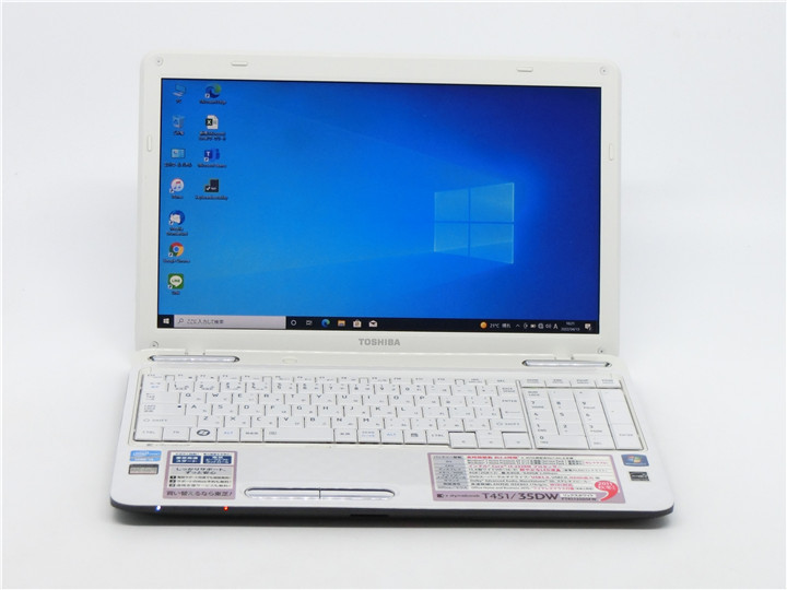 日本製 中古/15.6型/ノートPC/Windows10/爆速新品SSD256GB/8GB/2世代i3