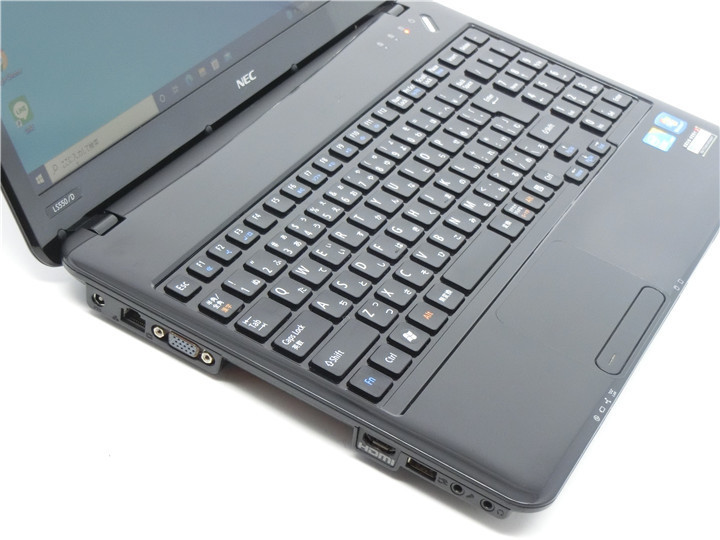 中古/15型/ノートPC/Win10/爆速新品SSD256GB/4GB/i5-M480/NEC　LS550/D 新品無線マウス MS office2021ProPlus搭載　動作良品_画像2