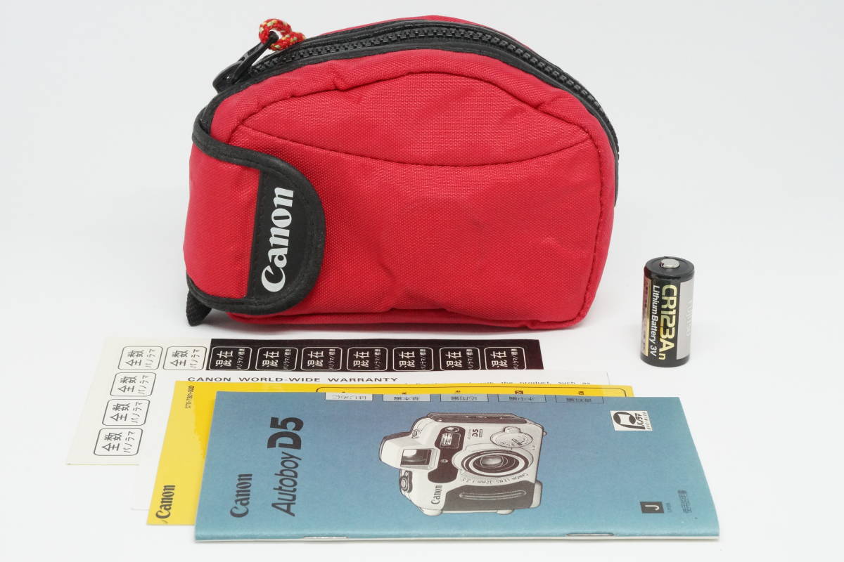 送料込 取説付き キヤノン Canon Autoboy オートボーイ D5/ SURE SHOT
