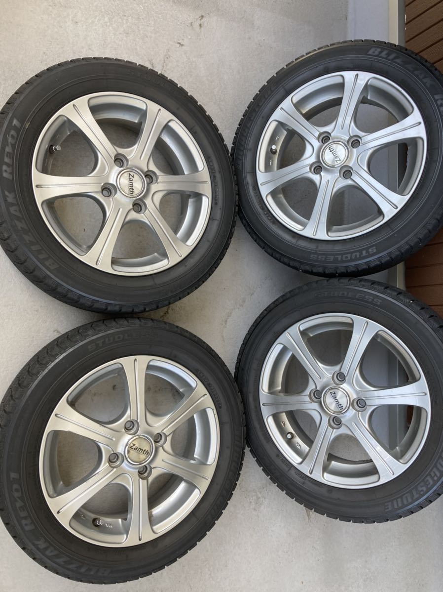 スタッドレスタイヤ アルミホイール ４本セット 155/65R14